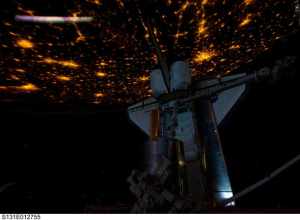 View of atmospheric limb from STS-131