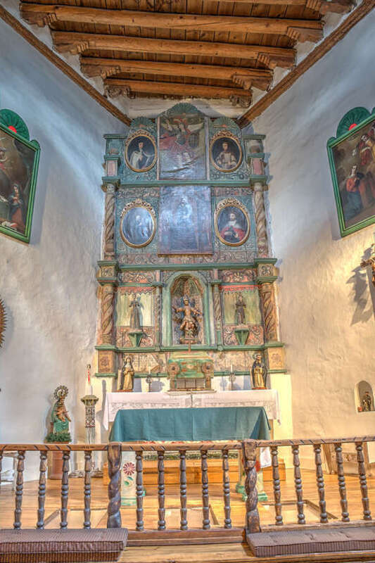 Interior of San Miguel Mission