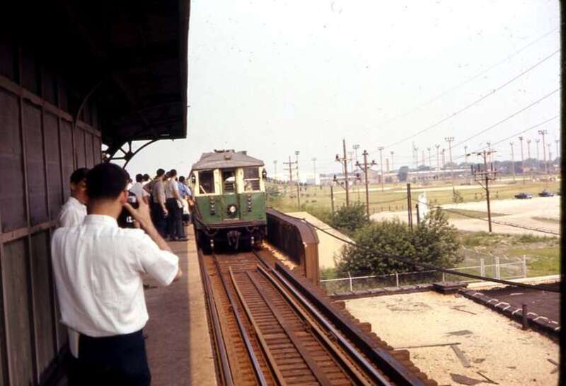 19680609 01 CTA Skokie L @ Dodge Ave.