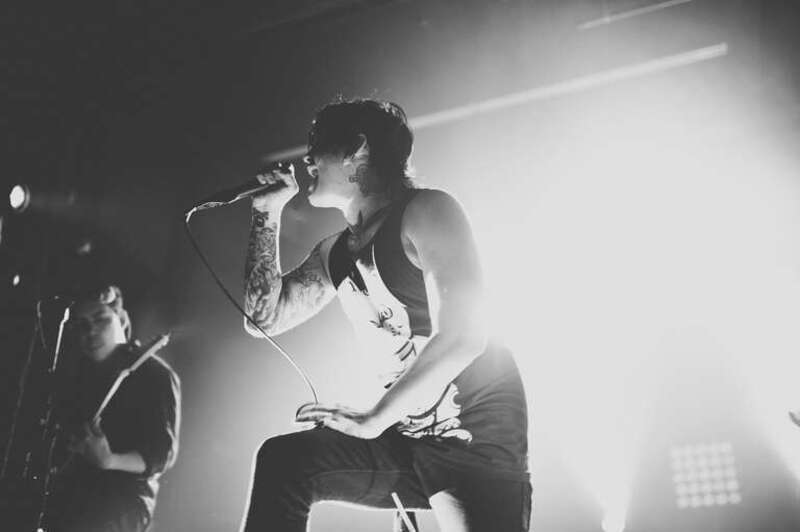 Craig Mabbitt with Escape the Fate at  &quot;This World Is Ours Tour&quot;
at Marquee Theater- Tempe, AZ