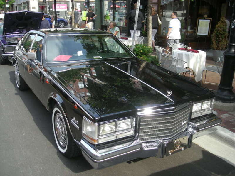 A 1983 Cadillac Seville at the 2014 Rolling Sculpture Car Show in Ann Arbor, Michigan (United States).