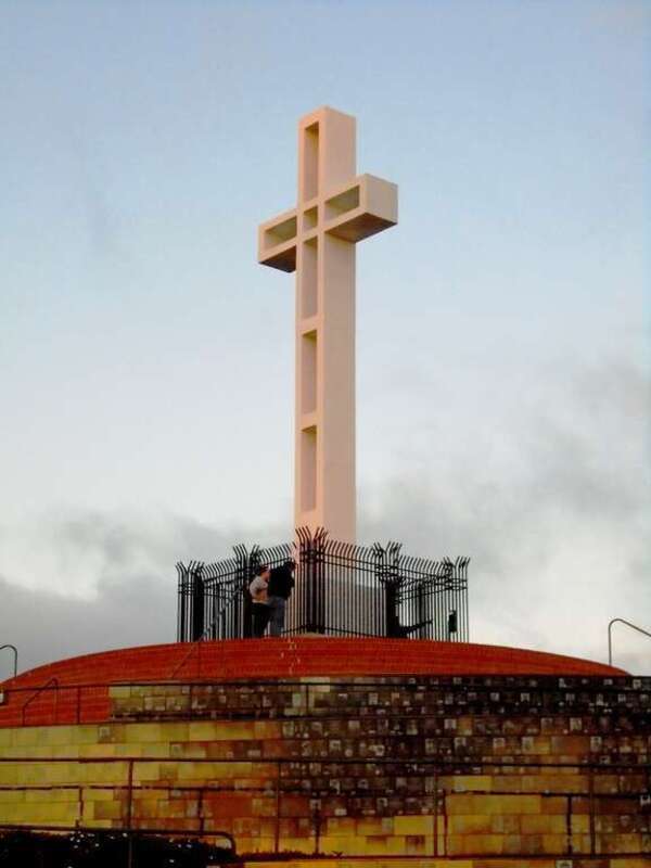 Mt. Soledad National Veterans Memorial is a prominent landmark located on top of Mount Soledad in the La Jolla neighborhood of San Diego, California.  A cross was first erected on the site in 1913; the present one - the third on the site -- dates