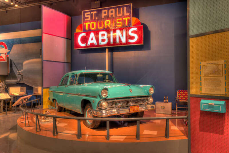 Ford Customline Fordor sedan; made at Ford's Twin Cities Assembly Plant, St. Paul, 1955