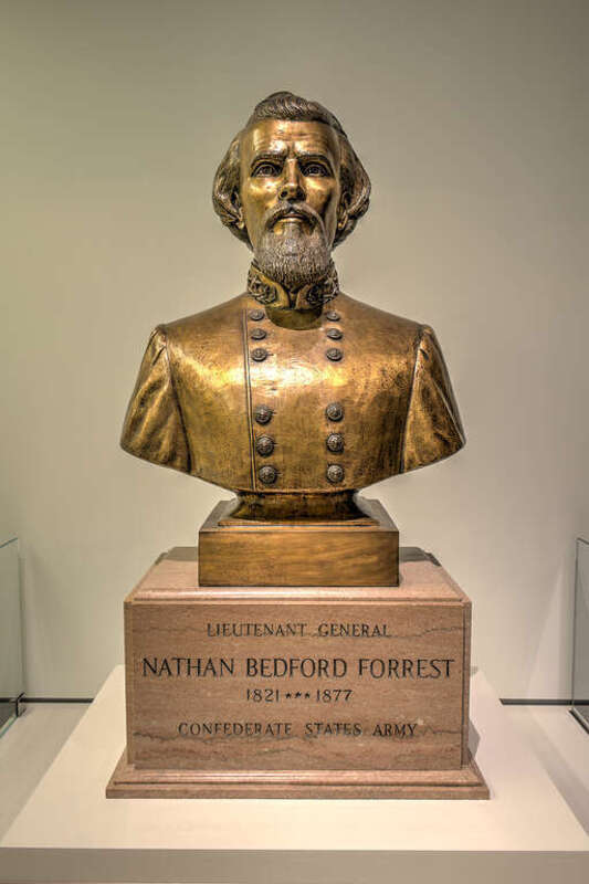 Bust of Nathan Bedford Forrest