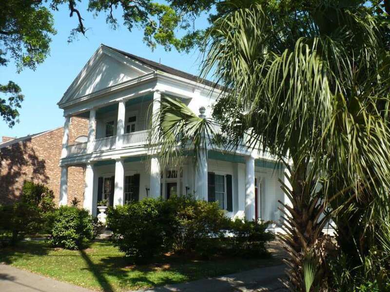 The Roberts-Taylor-Isbell House, at 910 Government Street in Mobile, Alabama.  Built in 1837 and 1854.  Also called the Joel Abbot Roberts House.  Included as a contributing building in the Oakleigh Garden Historic District.  The twenty-room,