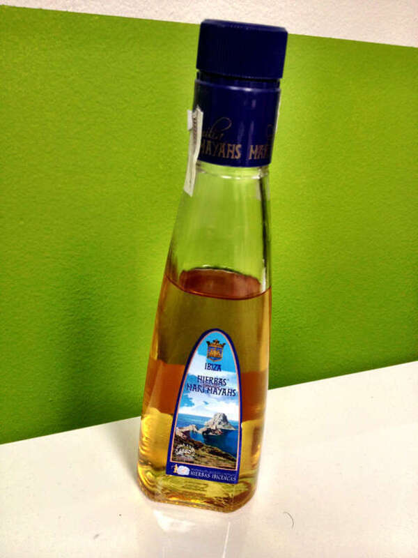 A Bottle Of Hierbas Ibicencas - This is one of the first bottles from the first mass shipment to reach the United States.