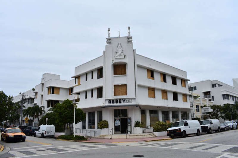 The Abbey Hotel (1940) is part of the Miami Beach Architectural District.