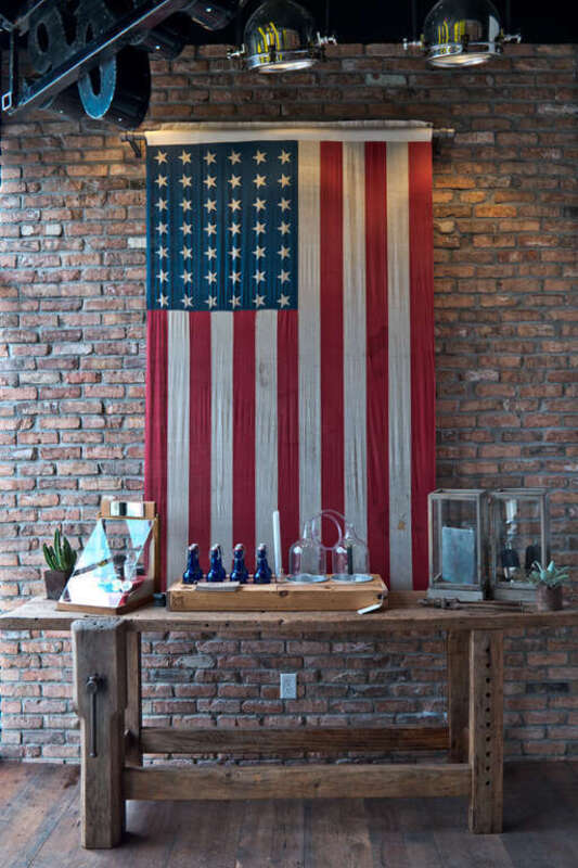 American Flag and Box Brew Kit.