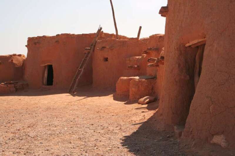 reconstructed Anasazi Pueblos in Lost City Museum in Overton, Nevada, USA