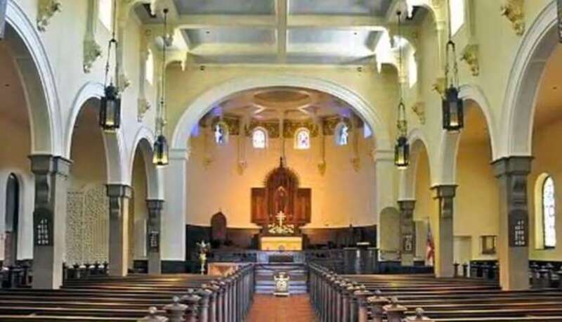 Inneres der St. Anne's Church in Annapolis, Maryland