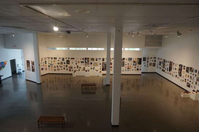 The Youth Art Month exhibit at the Arlington Museum of Art in Arlington, Texas (United States).