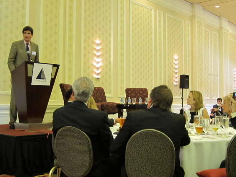 Assistant Secretary for Economic, Energy and Business Affairs Jose W. Fernandez delivers remarks at the Association of American Chambers of Commerce in Latin America “Outlook on the Americas” luncheon at the Intercontinental Hotel in Miami, Florida,
