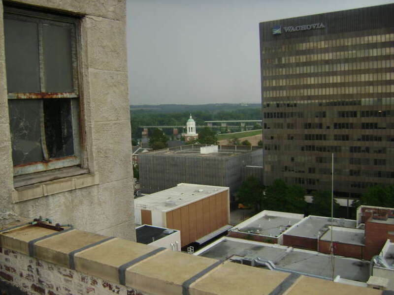 Atop the abandoned Marion