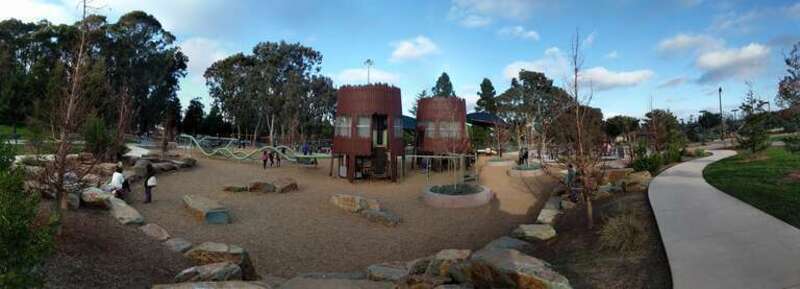 Beresford Park, San Mateo. After the Cub Scout meeting.