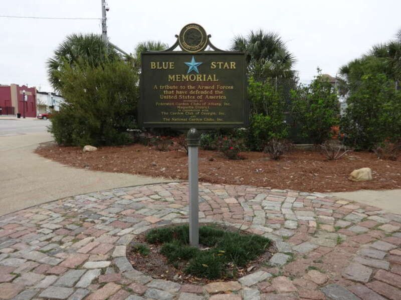 Blue Star Memorial marker, Riverfront Park, Albany, Dougherty County, Georgia