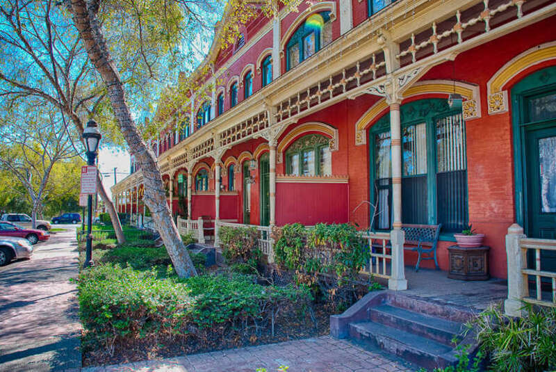 Brick Row, A Ave. between 9th and 10th Sts. National City