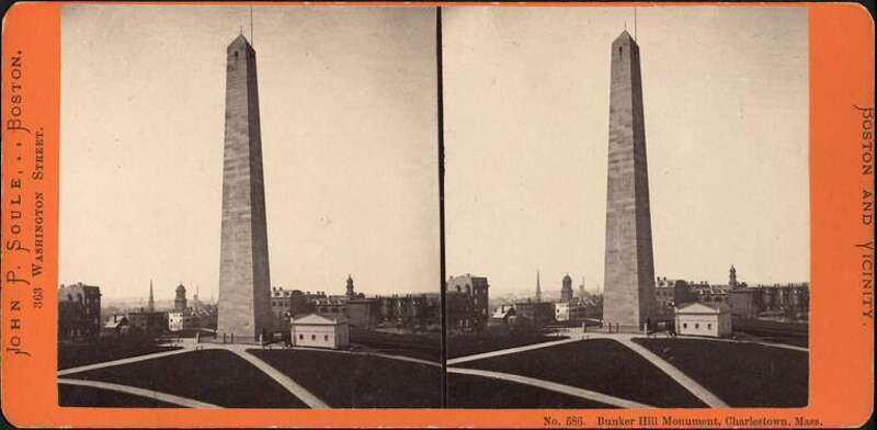 SKA649
Stereobild av Bunker Hill Monument, Charlestown.
Stereo image. View of Bunker Hill Monument, Charlestown.

Photo: John. P. Soule, 1860-1880.