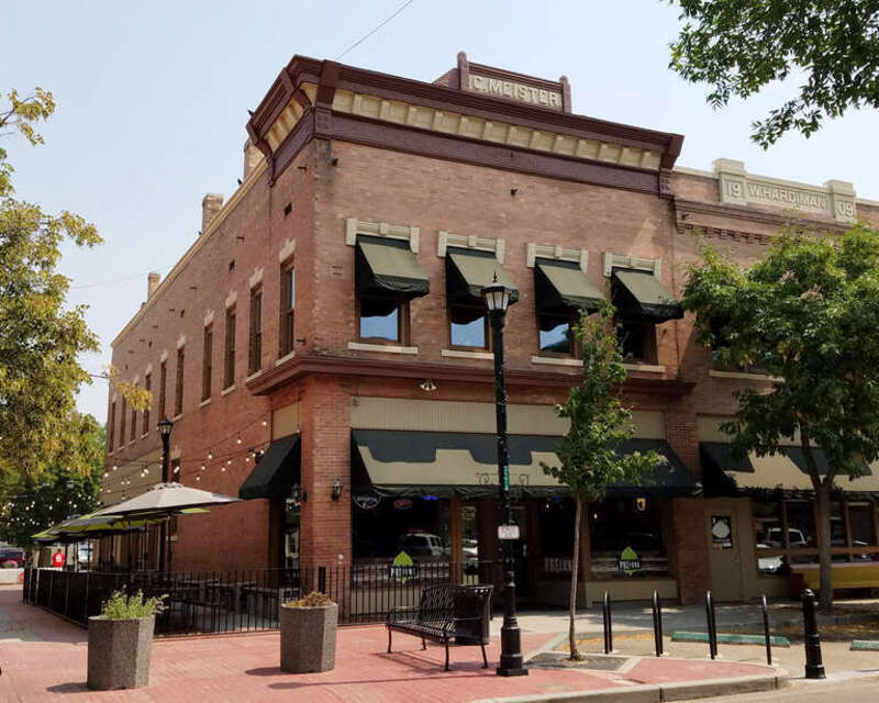 The C. Meister Building (1910) in Nampa, Idaho, is part of the Nampa Historic District.