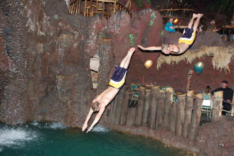 Casa Bonita cliffdivers.