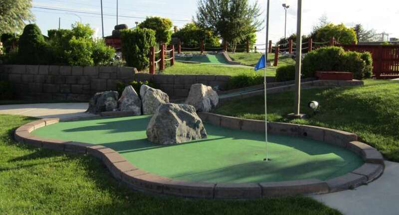 Mini golf course in Orem, Utah.