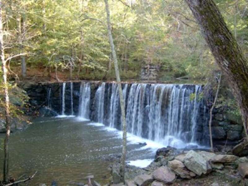 Dam at Cedarock Park, Alamance County, NC.  Image Created by Alamance County and released under Creative Commons Licensing.
