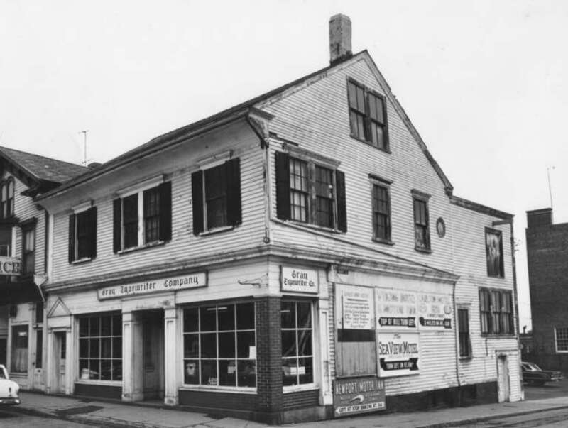 Charles Tillinghast House, Newport, Rhode Island.  This house was demolished c. 1973.