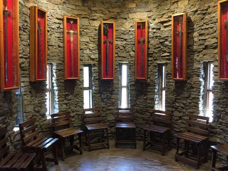 Interior of Chateau Laroche in 2019