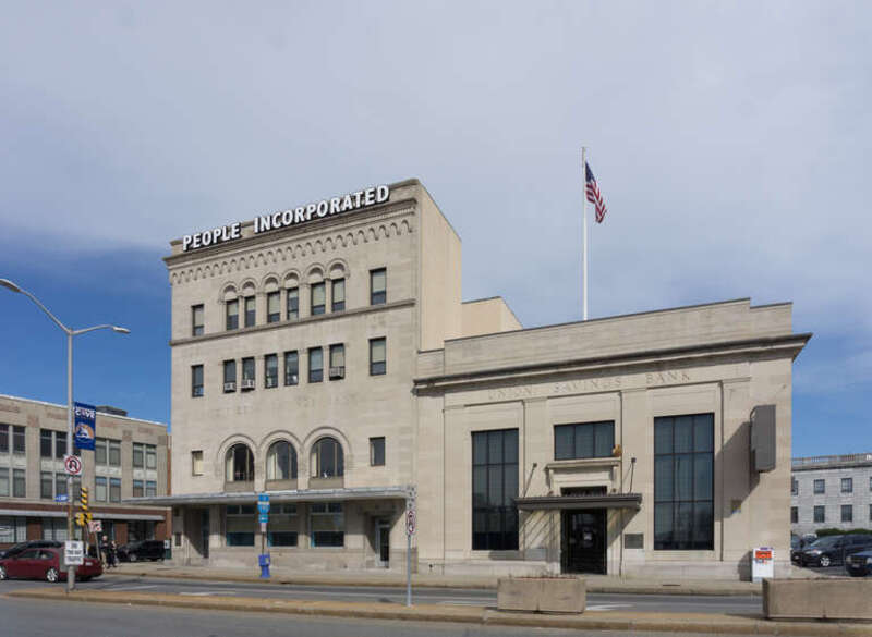 Now &quot;People Incorporated.&quot; 4 S Main St, Fall River, Massachusetts.