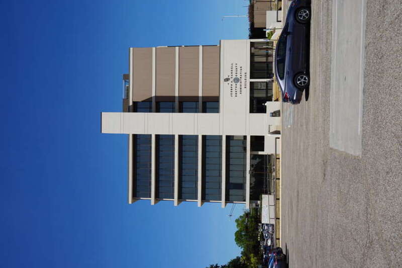 The Joseph A. Carroll Denton County Administration Building in Denton, Texas (United States).