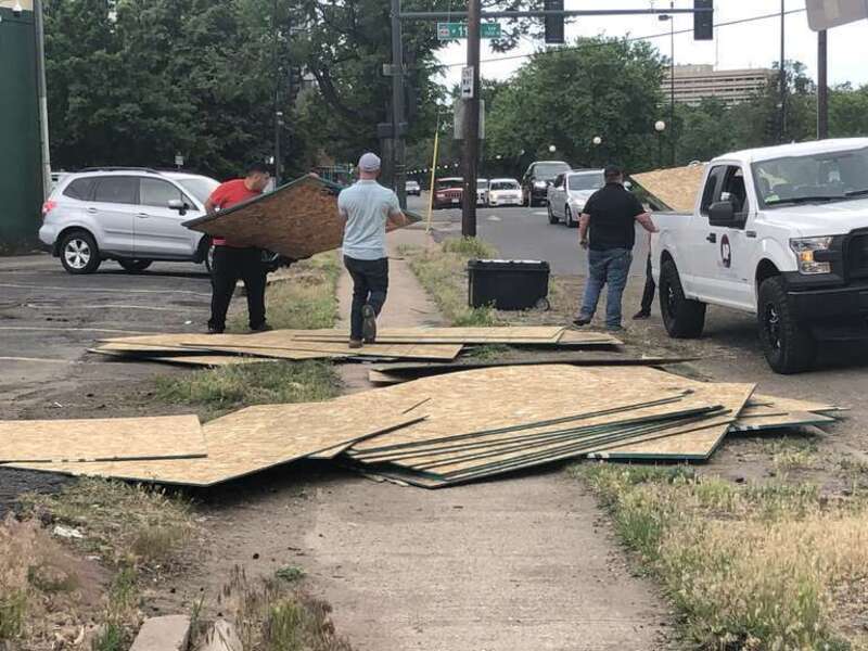 Denver Protest Aftermath May 30th