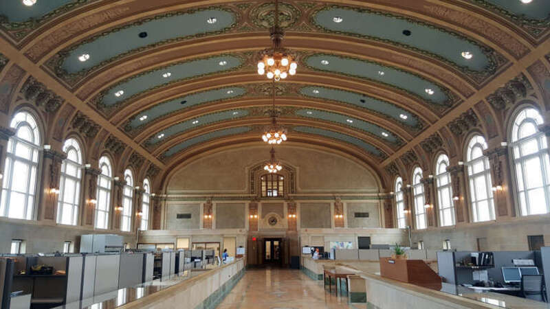 Interior of the Des Moines Municipal Building