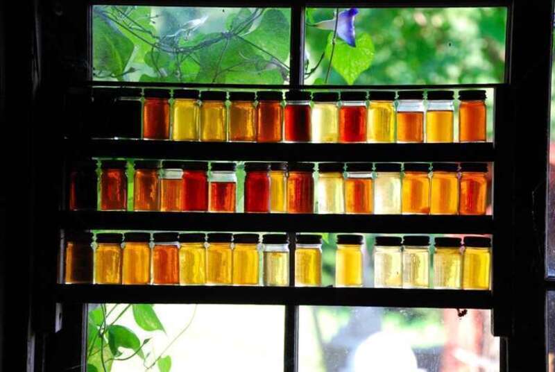 different grades of maple syrup;
@ Morse Farm Sugar Works (VT)