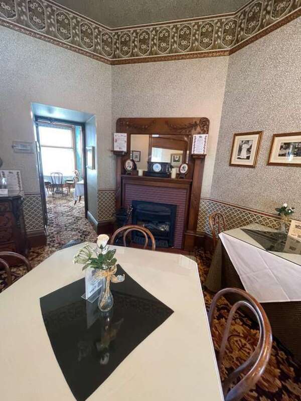 Photograph of the John Steinbeck House, a historic Queen Anne style house located at 132 Central Avenue, Salinas, California, USA.