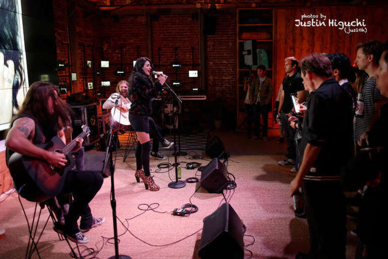 Dorothy (Dorothy Martin) performing live at the Microsoft Lounge in Venice, Los Angeles, California, on Thursday June 23rd, 2016. This was the L.A. Release Party for Dorothy's new &quot;ROCKISDEAD&quot; album.