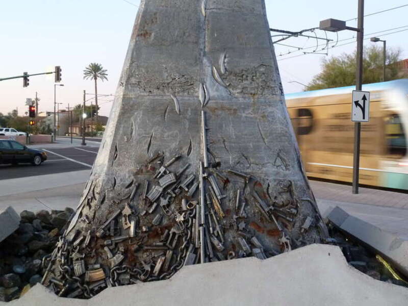 Downtown Phoenix, AZ: No More Violence, NE Side, 2011