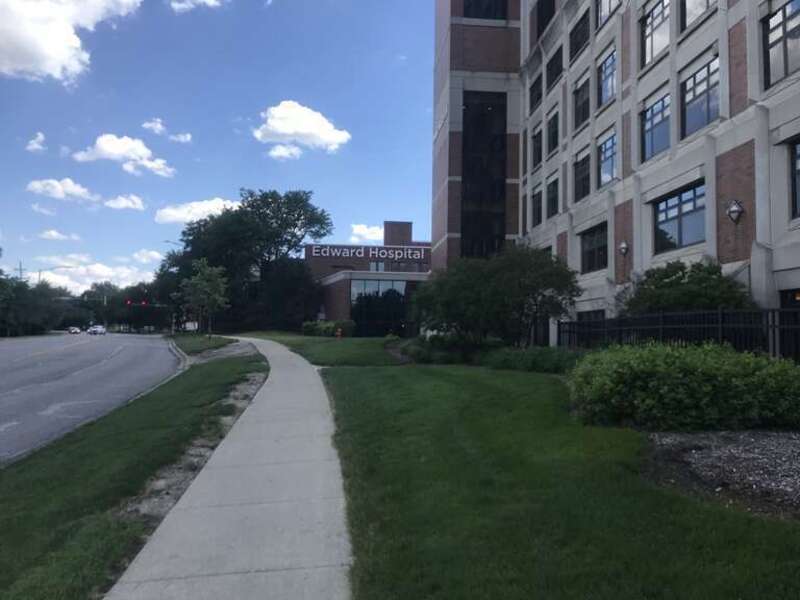 Edward Hospital South Front View