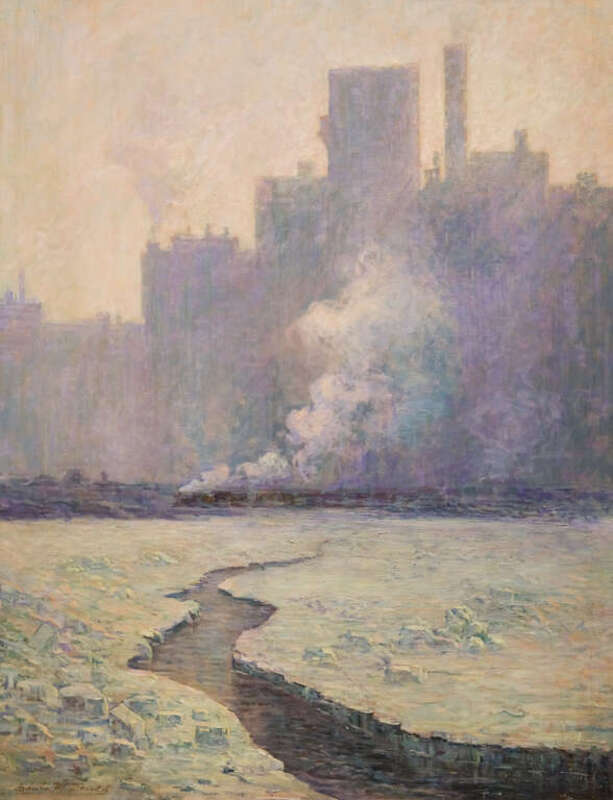 Edwin M. Dawes, Channel to the Mills, 1913 8/25/17 #artsmia