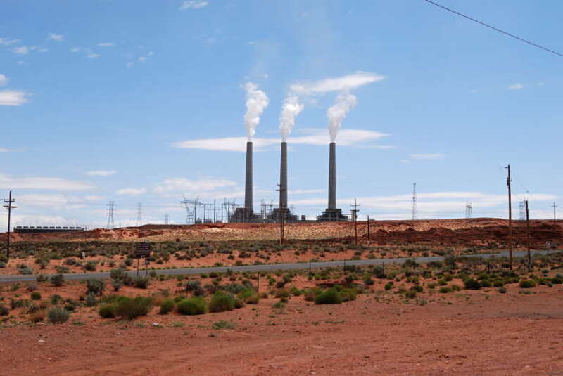 Elektrárna u Antelope Canyon