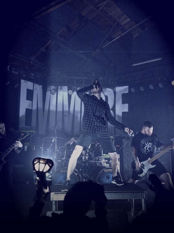 Whitechapel on tour with Emmure in 2013.