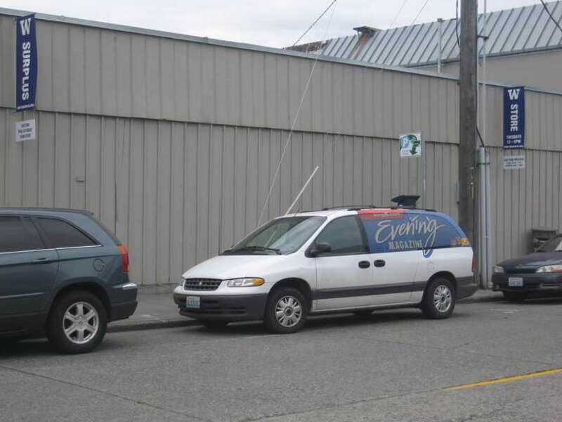 Spotted outside the &amp;lt;a href=&quot;http://www.washington.edu/facilities/transportation/movingandsurplus/inventory/&quot; rel=&quot;nofollow&quot;&amp;gt;UW Surplus Store&amp;lt;/a&amp;gt;.  Evening Magazine did a story on the UW Surplus store a few months back--maybe they wanted