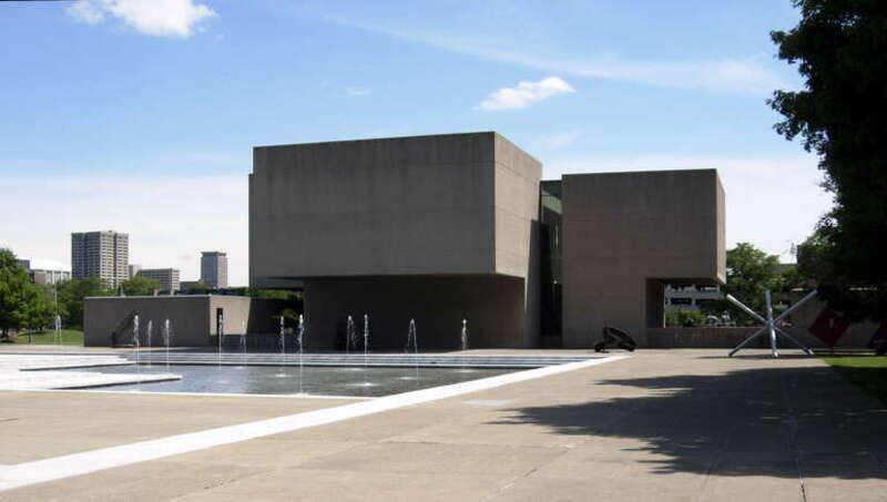 Back of the Everson Museum, Syracuse, NY