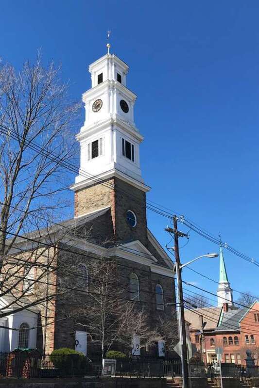 South view of the First Reformed Church of New Brunswick in New Brunswick, New Jersey. Steeple of nearby Christ Church visible in the background. 


This is an image of a place or building that is listed on the National Register of Historic Places in