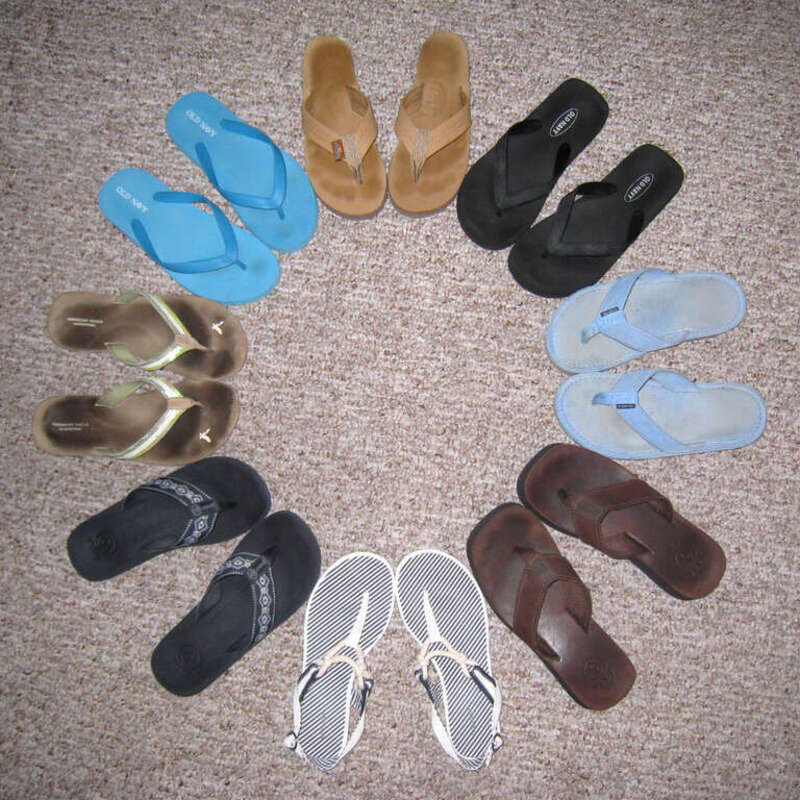 you can never have too many sandals :)