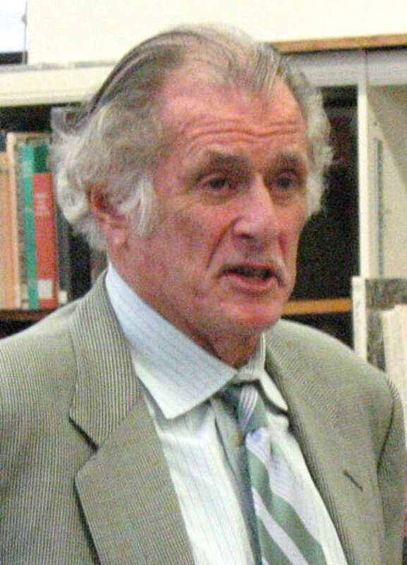 Frank Deford at the Bridgeport Public Library Bridgeport, Connecticut.