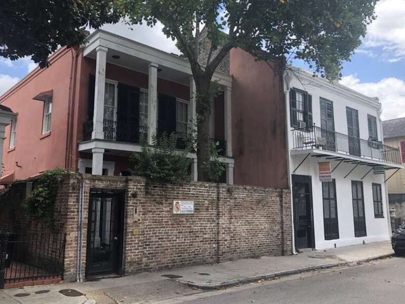 House in the historic French Quarter of New Orleans, Louisiana.