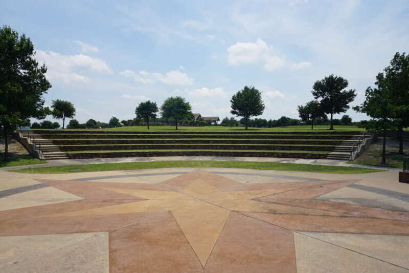 The amphitheater at Frisco Commons in Frisco, Texas (United States).