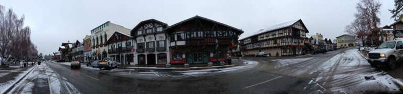 Front St. Leavenworth, WA (panorama)