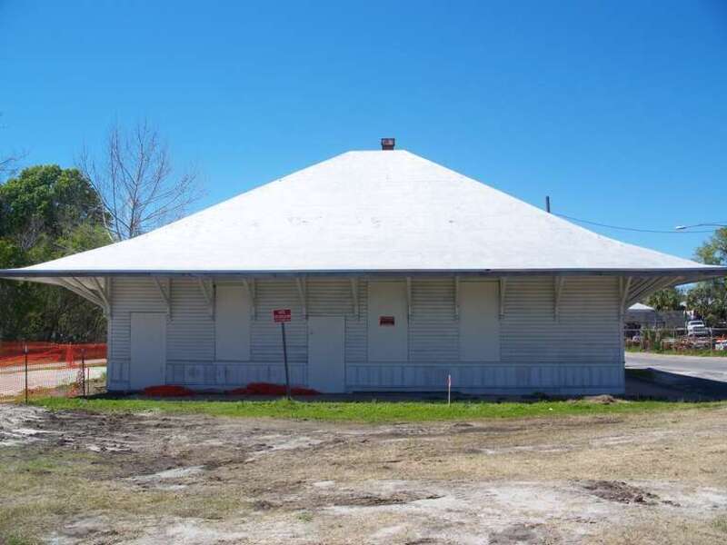 Old Railroad Depot in Gainesville, Florida