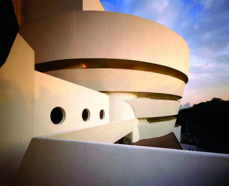 Solomon R. Guggenheim Museum in New York by Frank Lloyd Wright