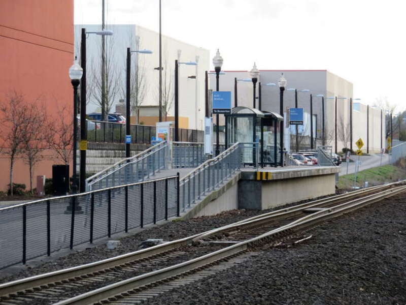 Hall/Nimbus station in February 2018